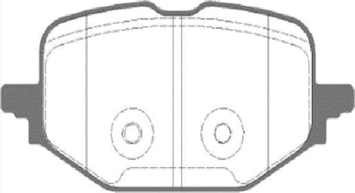 Kawe 1972 00 - Brake Pad Set, disc brake autospares.lv