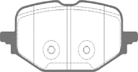 Kawe 1972 10 - Brake Pad Set, disc brake autospares.lv