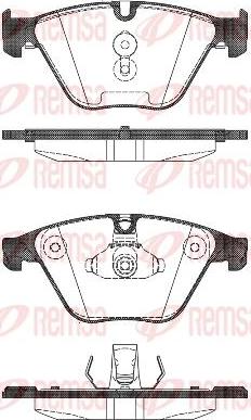 Kawe 1496 00 - Brake Pad Set, disc brake autospares.lv