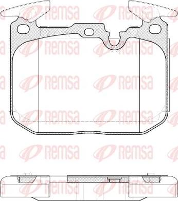 Kawe 1491 10 - Brake Pad Set, disc brake autospares.lv