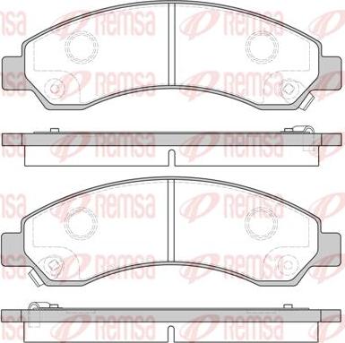 Kawe 1456 04 - Brake Pad Set, disc brake autospares.lv