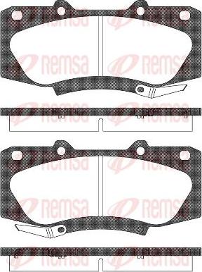 Kawe 1468 04 - Brake Pad Set, disc brake autospares.lv