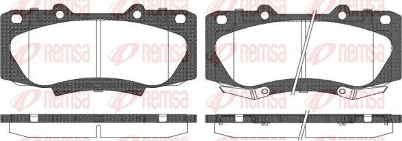 Kawe 1468 02 - Brake Pad Set, disc brake autospares.lv