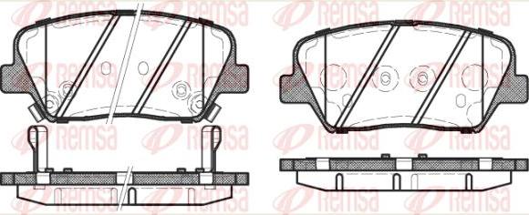 Kawe 1412 12 - Brake Pad Set, disc brake autospares.lv