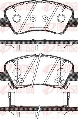 Kawe 1488 02 - Brake Pad Set, disc brake autospares.lv