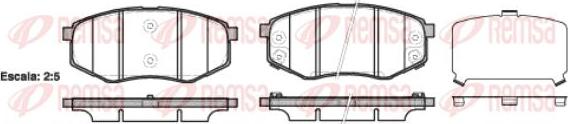 Kawe 1426 02 - Brake Pad Set, disc brake autospares.lv