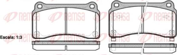 Kawe 1427 02 - Brake Pad Set, disc brake autospares.lv