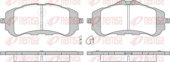 Kawe 1559 00 - Brake Pad Set, disc brake autospares.lv