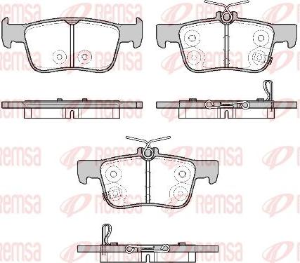 Kawe 1551 20 - Brake Pad Set, disc brake autospares.lv