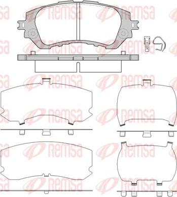 Kawe 1558 00 - Brake Pad Set, disc brake autospares.lv