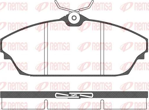 Kawe 1504 00 - Brake Pad Set, disc brake autospares.lv