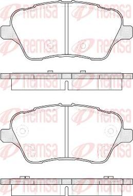 Kawe 1514 00 - Brake Pad Set, disc brake autospares.lv