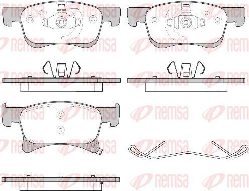 Kawe 1580 02 - Brake Pad Set, disc brake autospares.lv