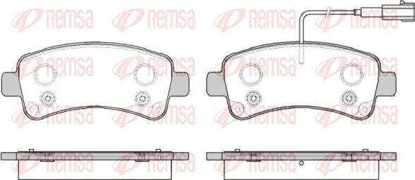 Kawe 1588 02 - Brake Pad Set, disc brake autospares.lv