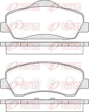 Kawe 1530 00 - Brake Pad Set, disc brake autospares.lv