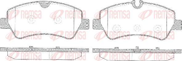 Kawe 1521 00 - Brake Pad Set, disc brake autospares.lv