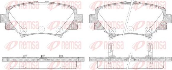 Kawe 1570 02 - Brake Pad Set, disc brake autospares.lv