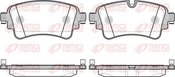 Kawe 1669 08 - Brake Pad Set, disc brake autospares.lv