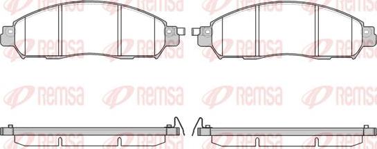 Kawe 1612 04 - Brake Pad Set, disc brake autospares.lv