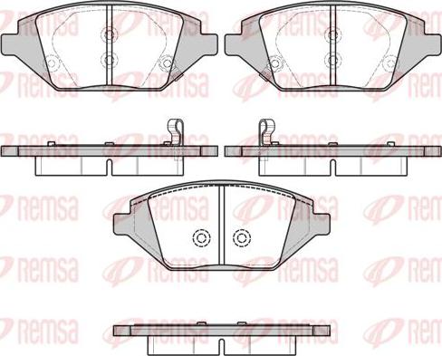 Kawe 1686 02 - Brake Pad Set, disc brake autospares.lv