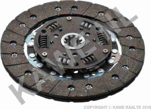 Kawe 1636 - Clutch Disc autospares.lv