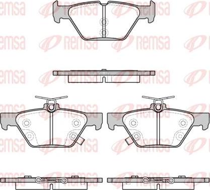 Kawe 1638 02 - Brake Pad Set, disc brake autospares.lv