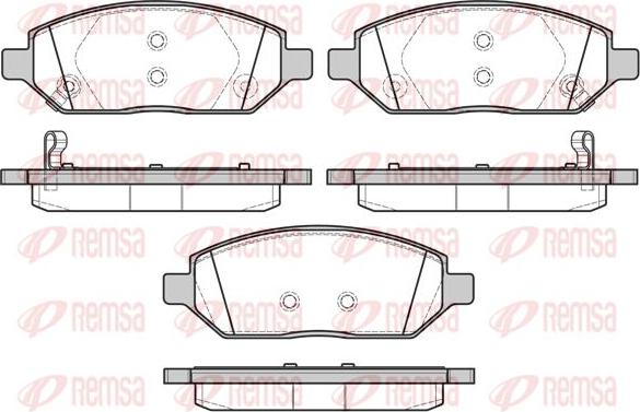 Kawe 1674 02 - Brake Pad Set, disc brake autospares.lv