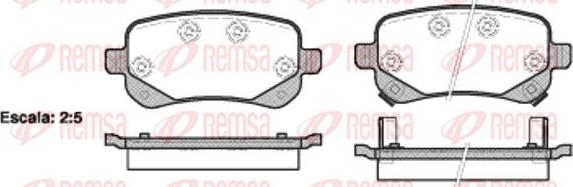 Kawe 1095 02 - Brake Pad Set, disc brake autospares.lv