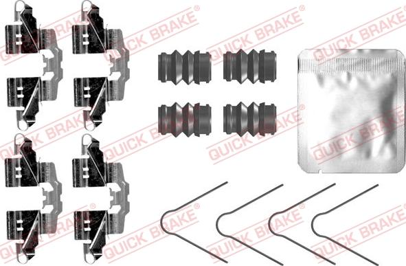 Kawe 109-0098 - Accessory Kit for disc brake Pads autospares.lv