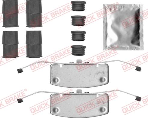 Kawe 109-0052 - Accessory Kit for disc brake Pads autospares.lv