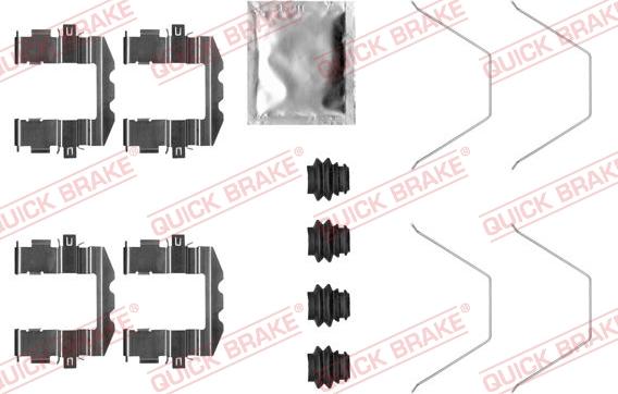 Kawe 109-0057 - Accessory Kit for disc brake Pads autospares.lv