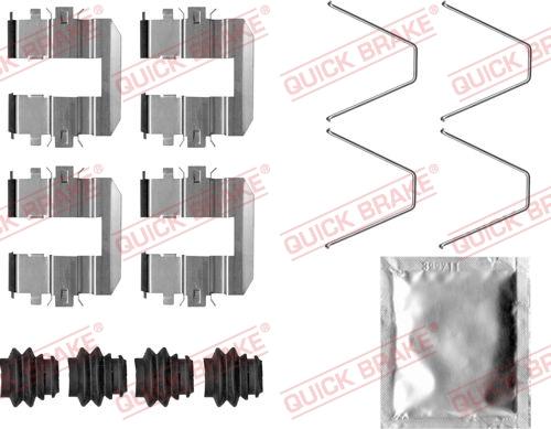 Kawe 109-0060 - Accessory Kit for disc brake Pads autospares.lv