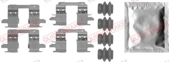 Kawe 109-0005 - Accessory Kit for disc brake Pads autospares.lv