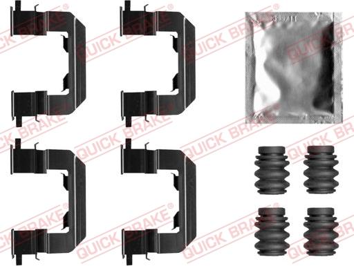 Kawe 109-0019 - Accessory Kit for disc brake Pads autospares.lv