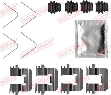 Kawe 109-0033 - Accessory Kit for disc brake Pads autospares.lv