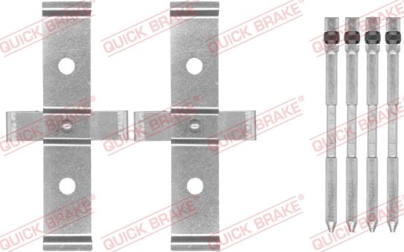 Kawe 109-1694 - Accessory Kit for disc brake Pads autospares.lv