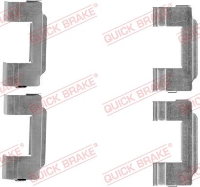 Kawe 109-1646 - Accessory Kit for disc brake Pads autospares.lv