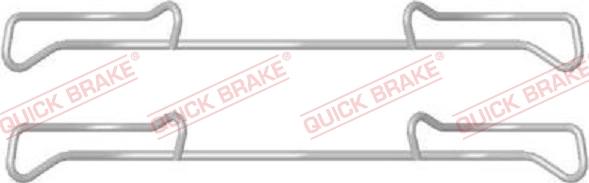 Kawe 109-1678 - Accessory Kit for disc brake Pads autospares.lv