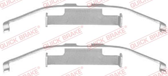 Kawe 109-1097 - Accessory Kit for disc brake Pads autospares.lv