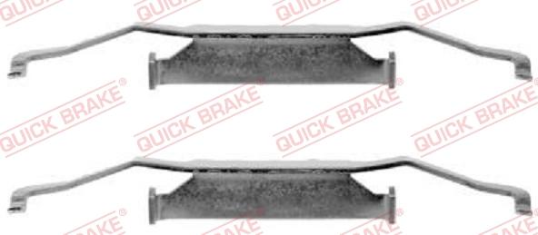 Kawe 109-1054 - Accessory Kit for disc brake Pads autospares.lv