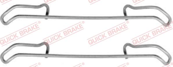 Kawe 109-1056 - Accessory Kit for disc brake Pads autospares.lv