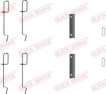 Kawe 109-1125 - Accessory Kit for disc brake Pads autospares.lv