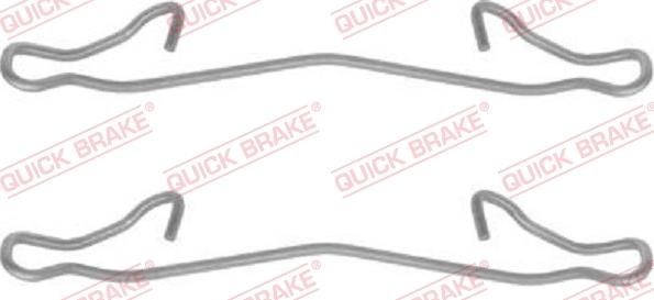 Kawe 109-1121 - Accessory Kit for disc brake Pads autospares.lv