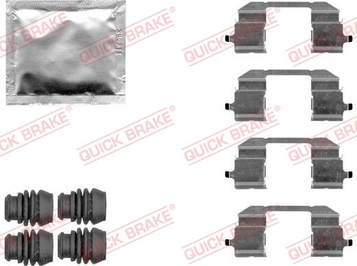 Kawe 109-1844 - Accessory Kit for disc brake Pads autospares.lv