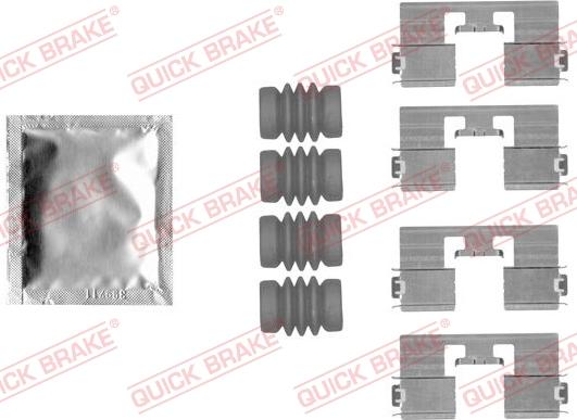 Kawe 109-1818 - Accessory Kit for disc brake Pads autospares.lv