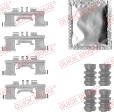 Kawe 109-1812 - Accessory Kit for disc brake Pads autospares.lv