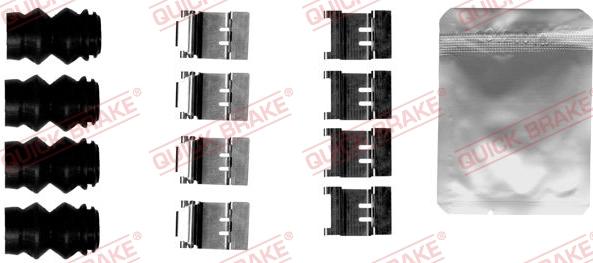 Kawe 109-1874 - Accessory Kit for disc brake Pads autospares.lv