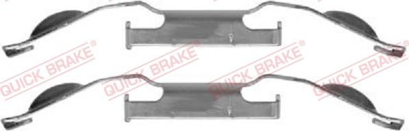 Kawe 109-1221 - Accessory Kit for disc brake Pads autospares.lv