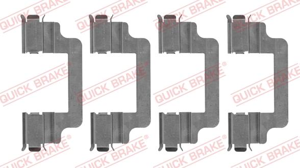 Kawe 109-1779 - Accessory Kit for disc brake Pads autospares.lv