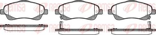 Kawe 1046 02 - Brake Pad Set, disc brake autospares.lv